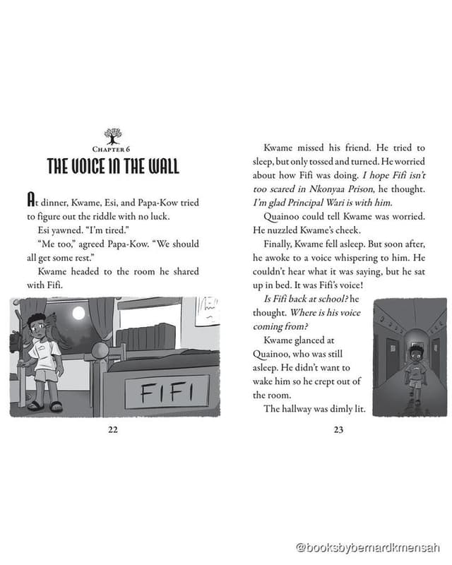 Kwame's Magic Quest #3: Bite of the Kaba Lagoon interior spread 2