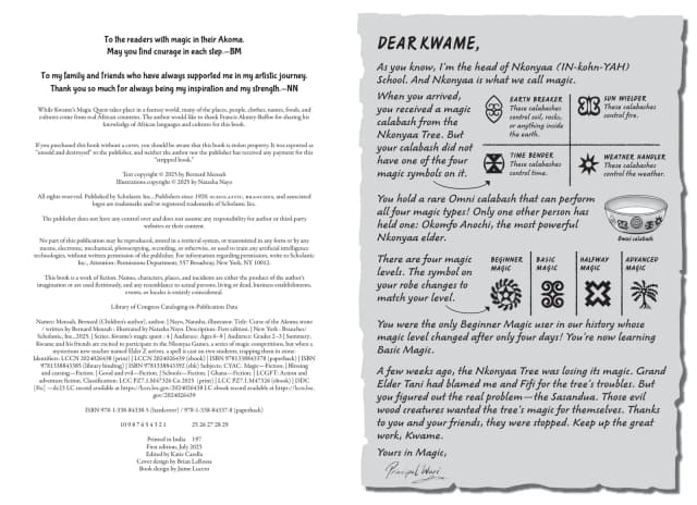 Kwame's Magic Quest #4: Curse of the Akoma Stone interior spread 1