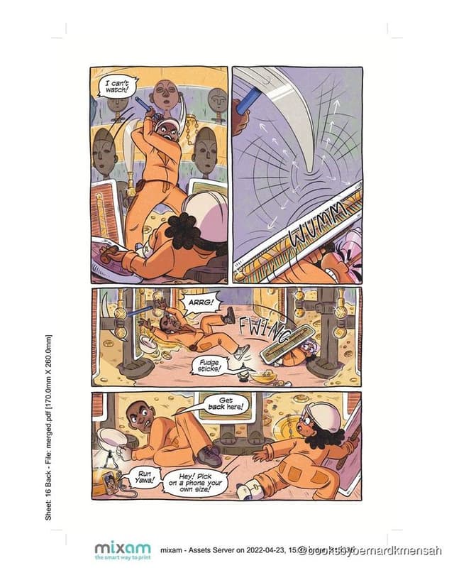 Yawa the Adventurer #1: The Soul Weaver Medallion interior spread 3